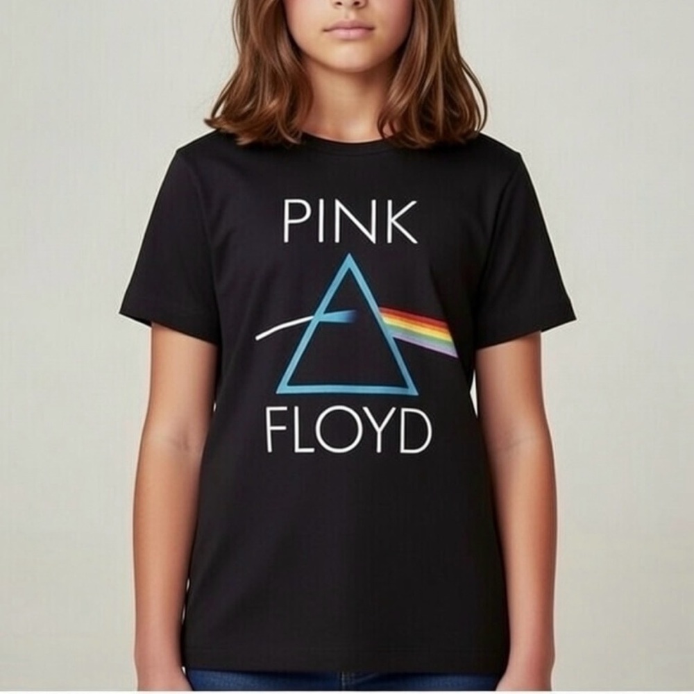 Pink Floyd Girls Graphic Tee Shirt - Size Large
